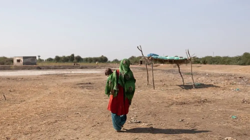 In Sindh province, Pakistan, frequent droughts are turning farmland to dust.