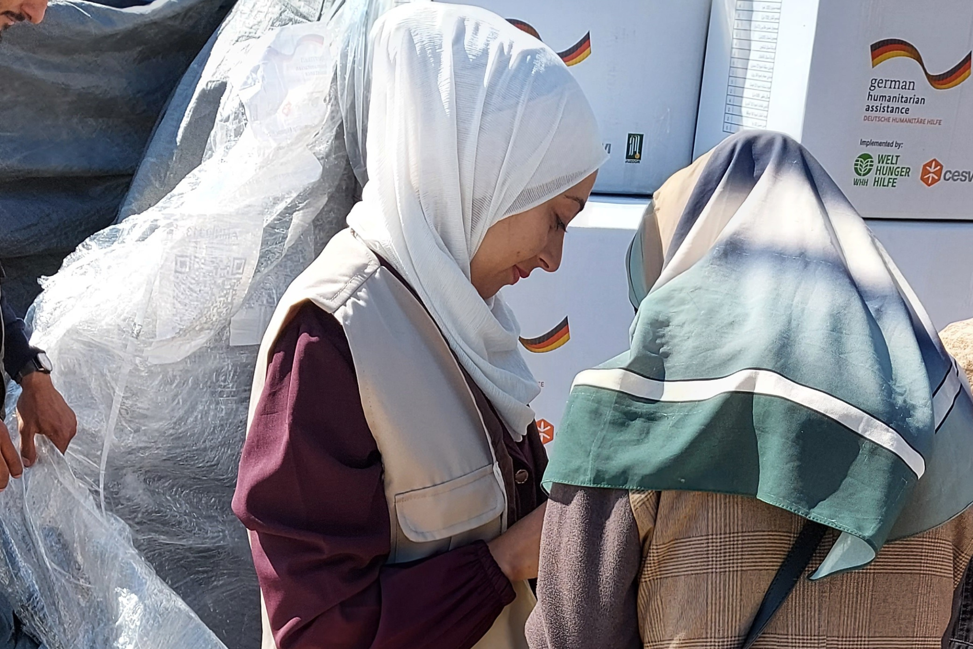 Nour Khalifa works as an Accessibility and Referrals Officer in Gaza with CESVI.