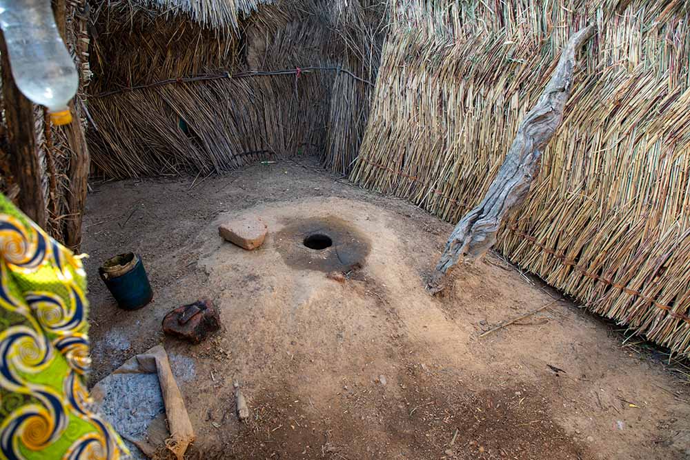 a latrine in Chad