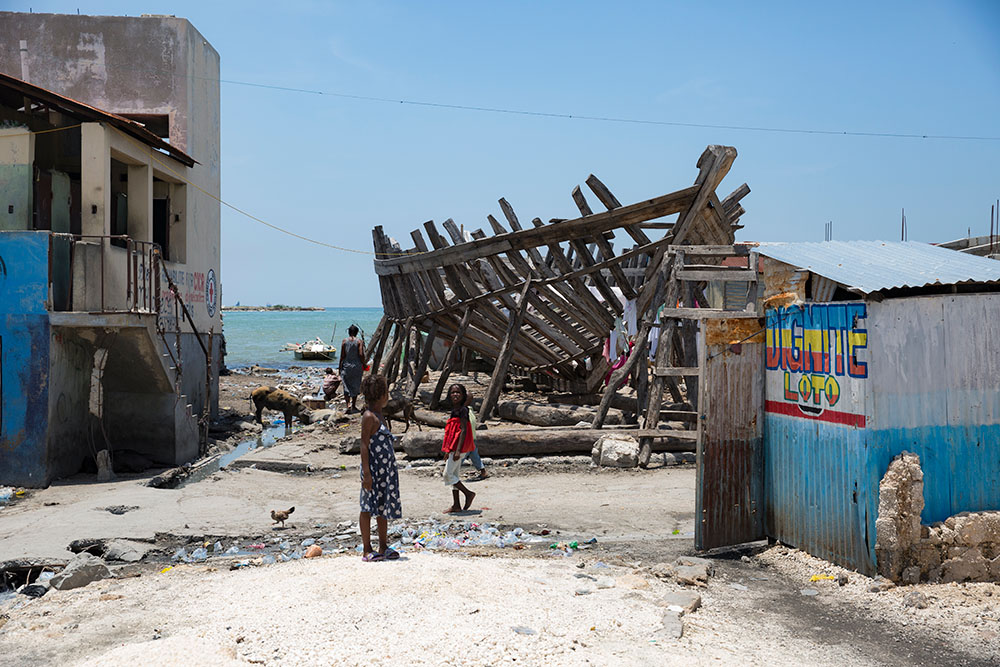 a scene from cité soleil haiti