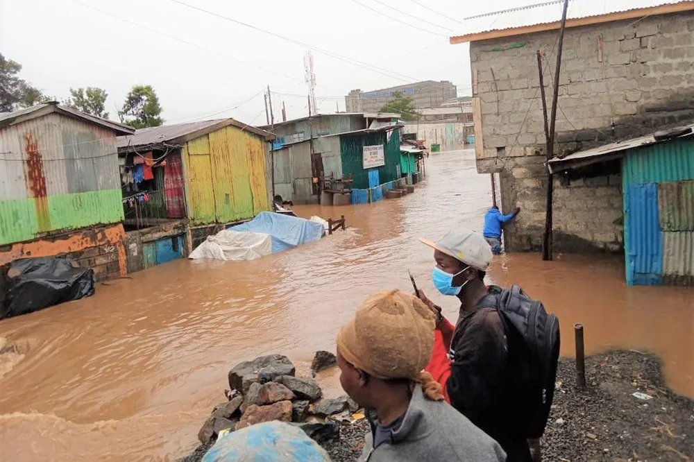 Flooding in Mukuru, Nairobi, Kenya