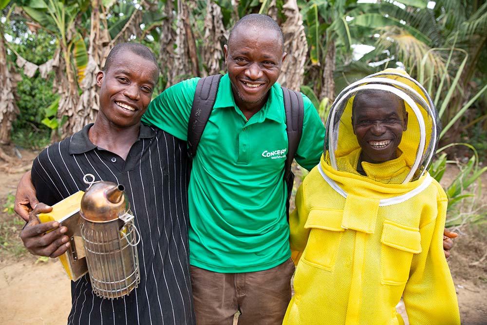 Beekeepers in Liberia