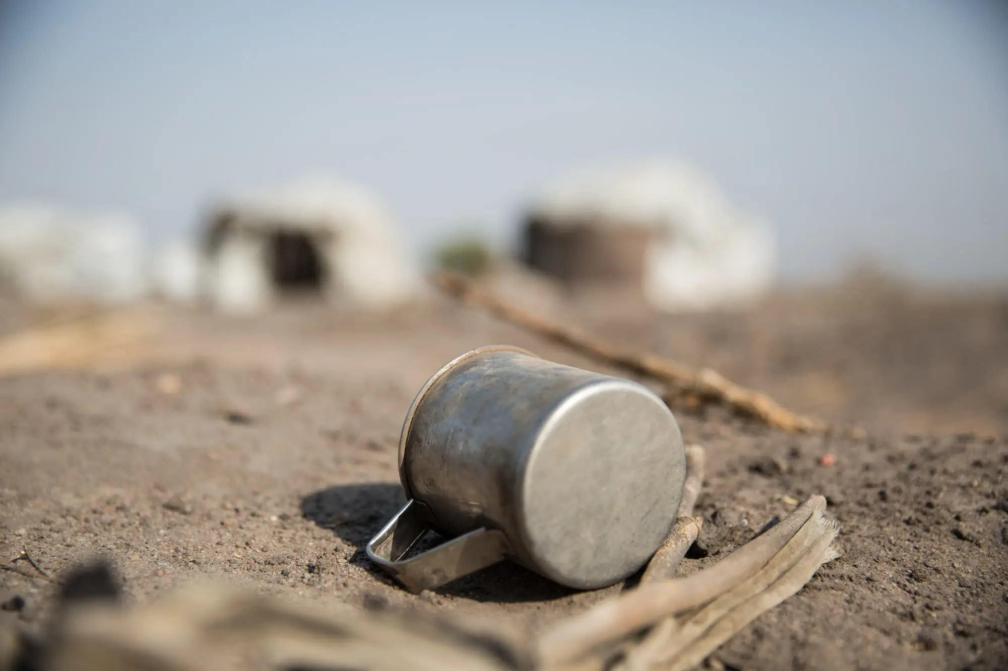 An abandoned settlement in Leer County, Unity State, South Sudan.
