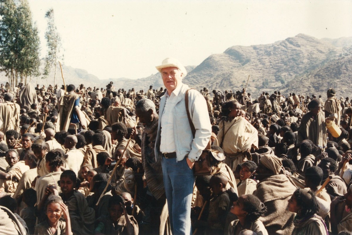 Jack Finucane in Ethiopia, 1984