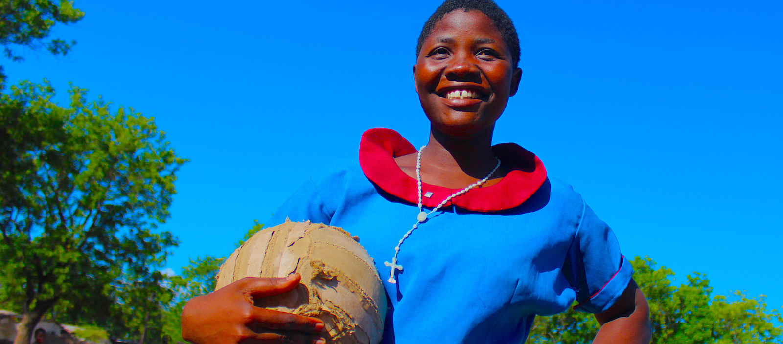 The Skillz program at Mwanza Primary School in Nchalo has been implemented with the help of Concern and uses the medium of soccer to teach life skills, gender equality, hygiene, and life goals to students. Student Christina Kamangira (15) says, “I have learned about what I love: cooking, playing, and lots more.”