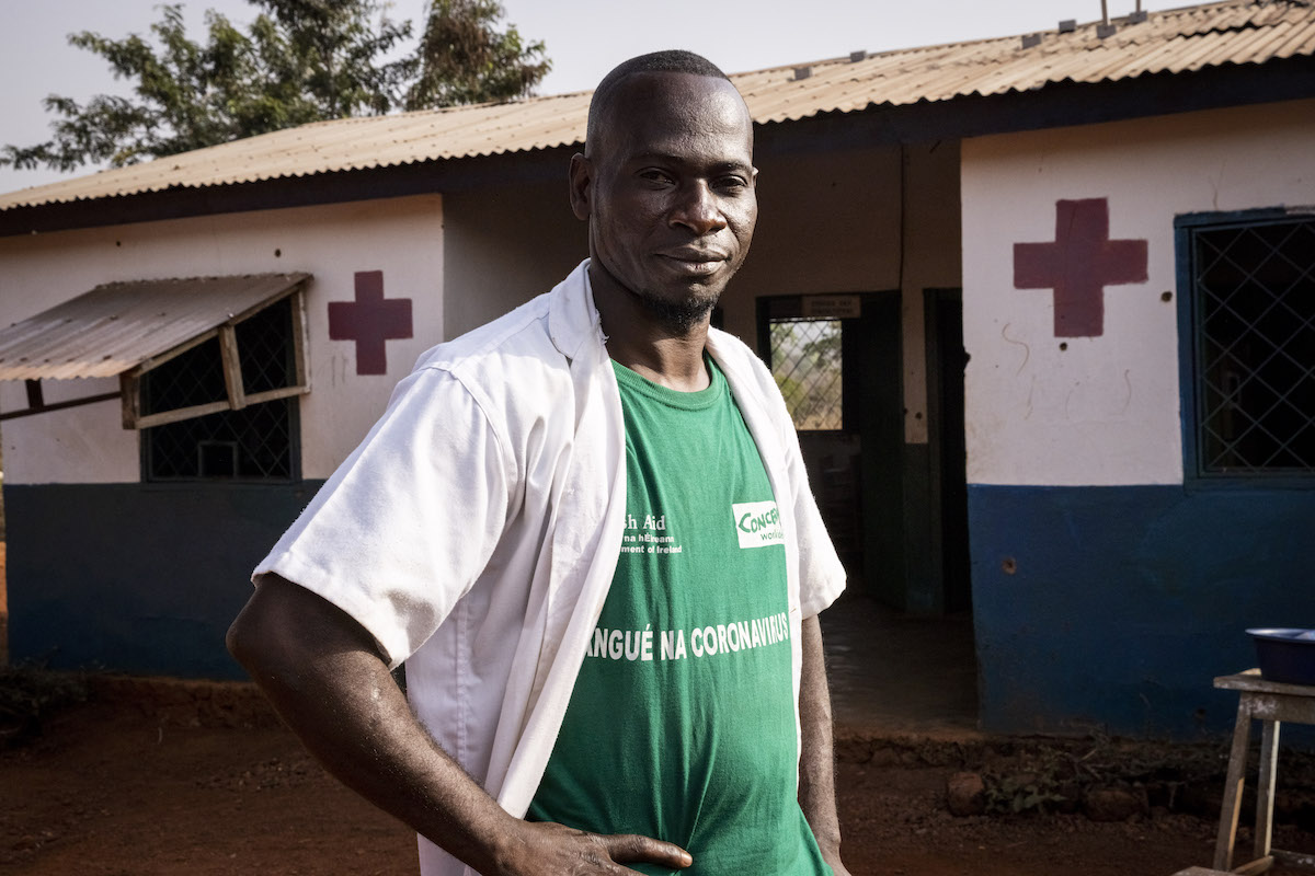 Emmanuel*, Community Health Worker (CHW) in Boyali. (Photo: Ed Ram/Concern Worldwide)