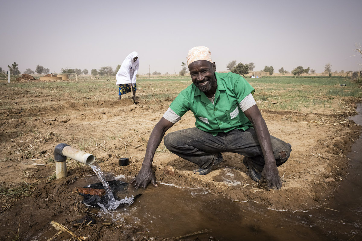 This home garden in Sarkake Village started as a project to grow food and provide for the most vulnerable in the village. Since then, the project has gone beyond the basic needs of the people of the area. (Photo: Ed Ram/Concern Worldwide)