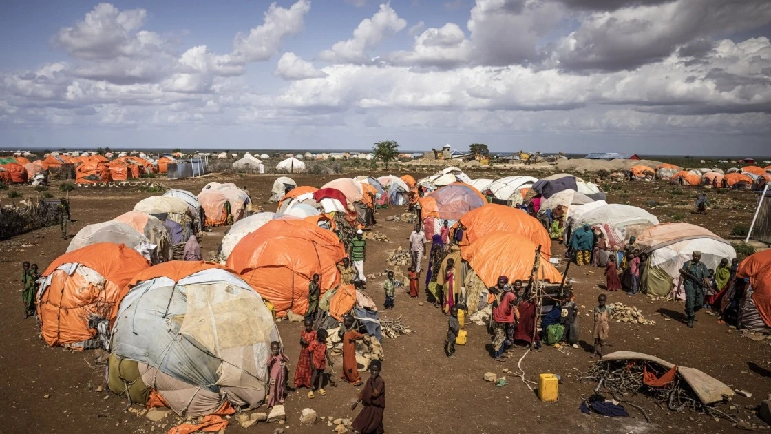 The Wadajir zone of the IDP settlement on the outskirts of Baidoa, Somalia. (Photo: Ed Ram/Concern Worldwide)