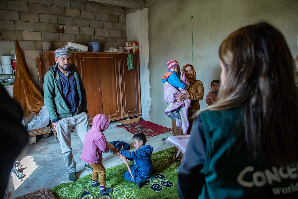 Khaled worked for a farmer in exchange for land to put his tent. The freezing cold temperatures have forced his family to rent a house in the town for the winter which they cannot afford. (Photo: Gavin Douglas/Concern Worldwide)