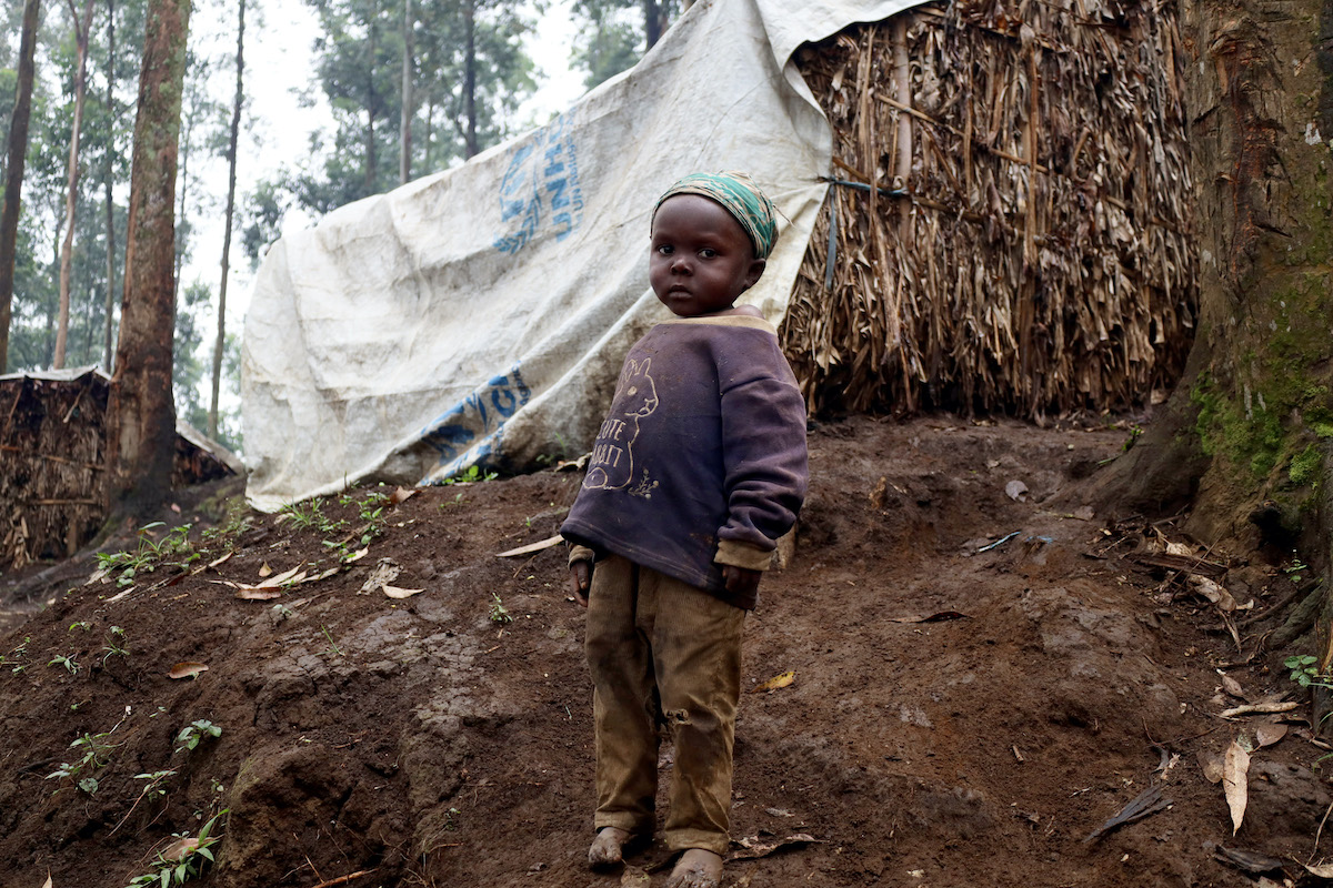 A child in Bulengo camp for internally-displaced persons (IDPs), Democratic Republic of Congo. (Photo: Concern Worldwide)
