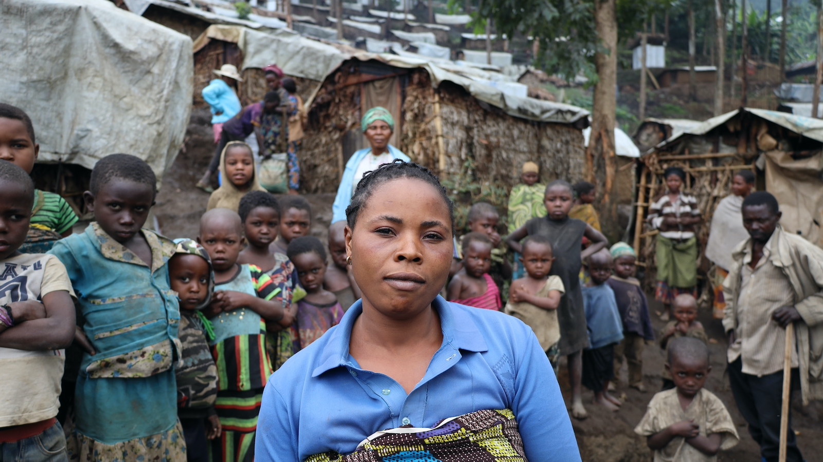 At the Bulengo camp, one of the newest camps for internally-displaced Congolese in DRC. (Photo: Concern Worldwide)