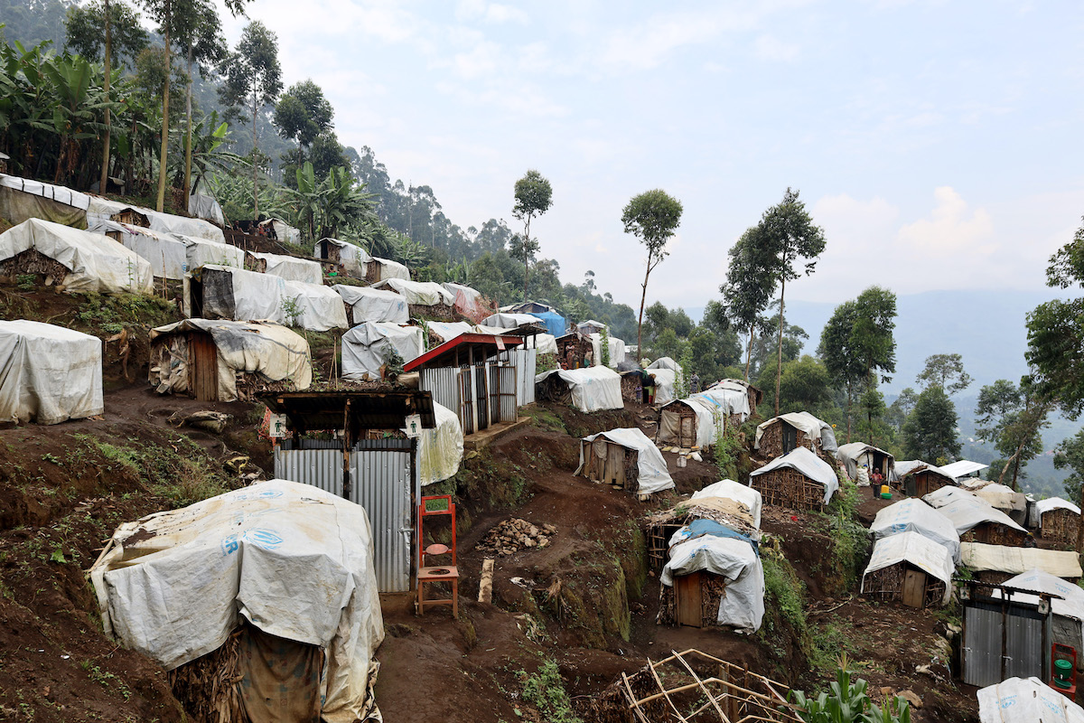 Bulengo camp, one of the newest camps in DRC for internally-displaced persons (IDPs). (Photo: Concern Worldwide)