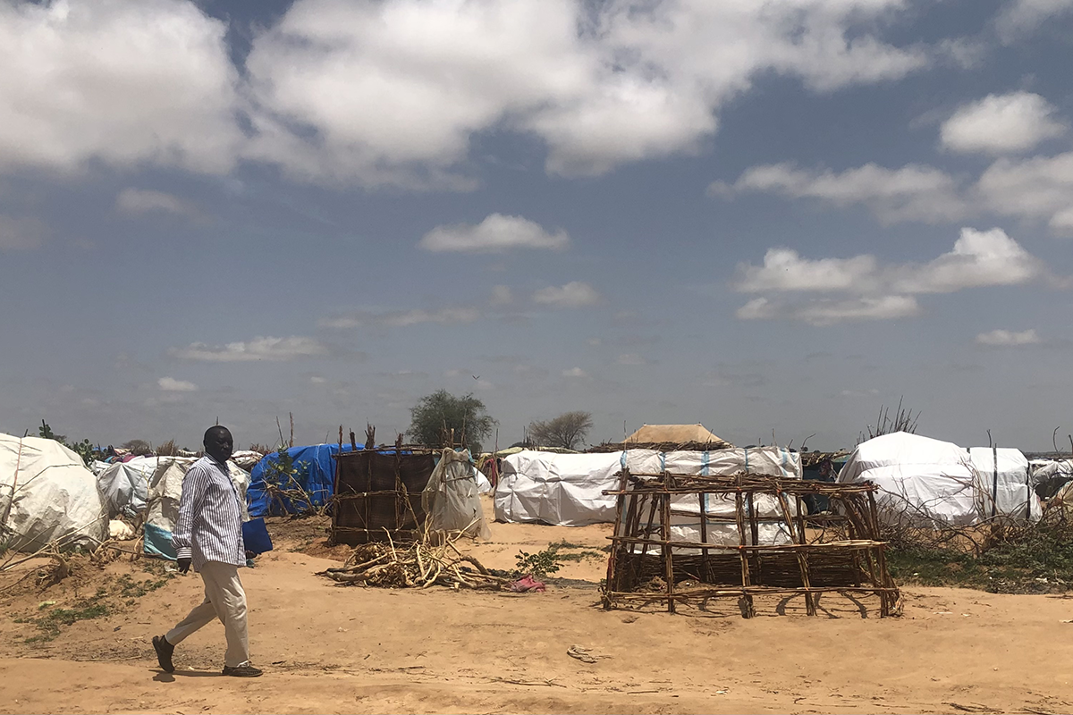 View of a transit camp for Sudanese refugees in Adré, Chad. (Photo: Leo Roozendaal/Concern Worldwide)