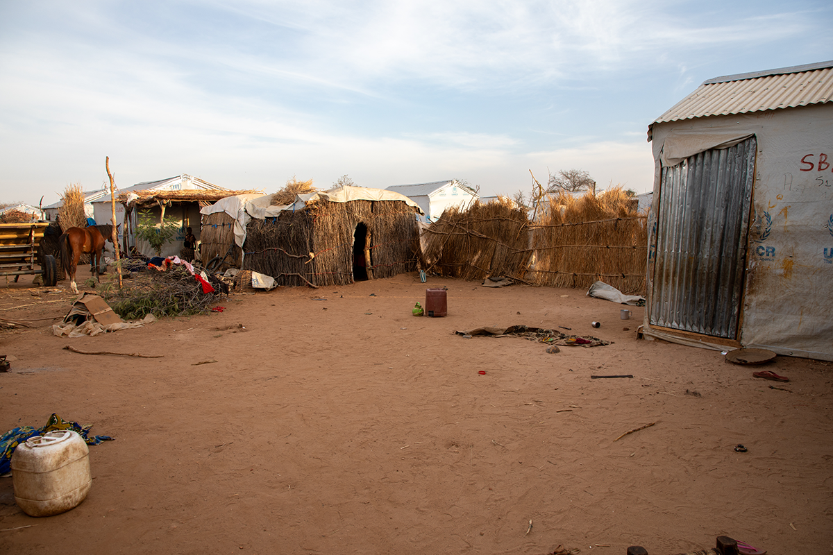 Many Sudanese refugees were relocated from temporary transit sites to this refugee camp in eastern Chad. (Photo: Eugene Ikua/Concern Worldwide)