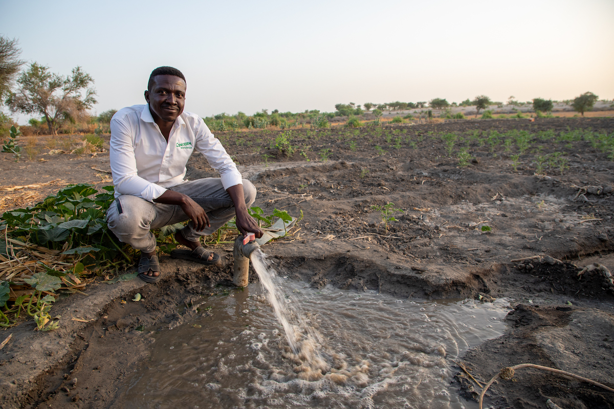 Badoum Aristide, Food Security Programme Assistant at Concern Chad. (Photo: Eugene Ikua/Concern Worldwide)