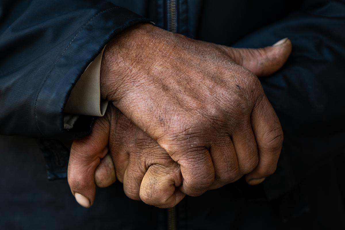 Talal* a livelihoods participant with Concern in Tabqa, Syria. (Photo: Gavin Douglas/Concern Worldwide)