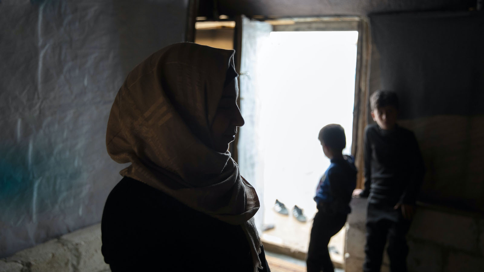 Rahma* lives with her family in a camp for internally-displaced people in northern Syria. She receives support from Concern through our humanitarian response programs. (Photo: Gavin Douglas/Concern Worldwide)