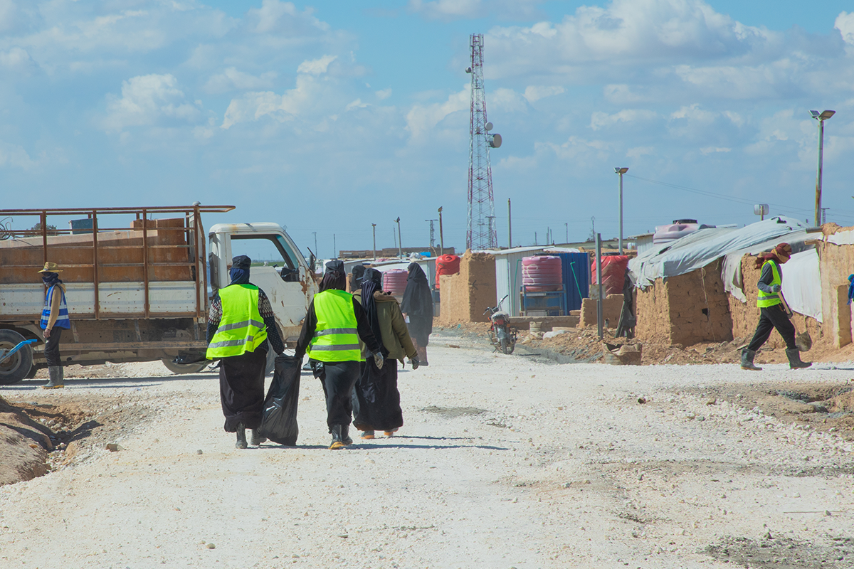 Daily life at one of the camps housing displaced civilians in northern Syria. (Photo: Gavin Douglas/Concern Worldwide)