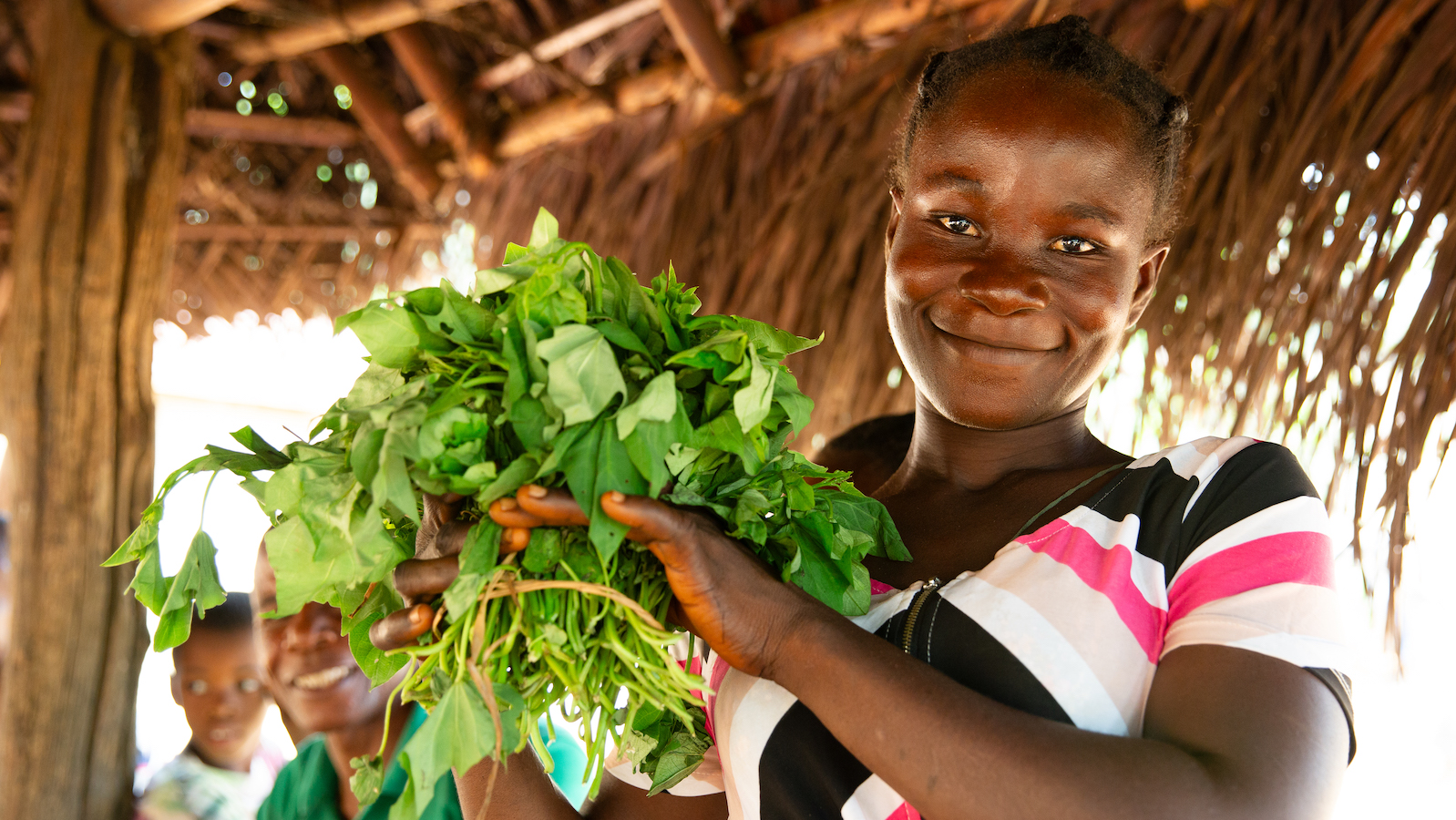 Mothers Group member Martina Myers at a food and nutrition diversification session in Gborgar, Grand bassa, Liberia, supported by Concern under the Irish Aid funded LIFE programme. (Photo: Kieran McConville/Concern Worldwide)