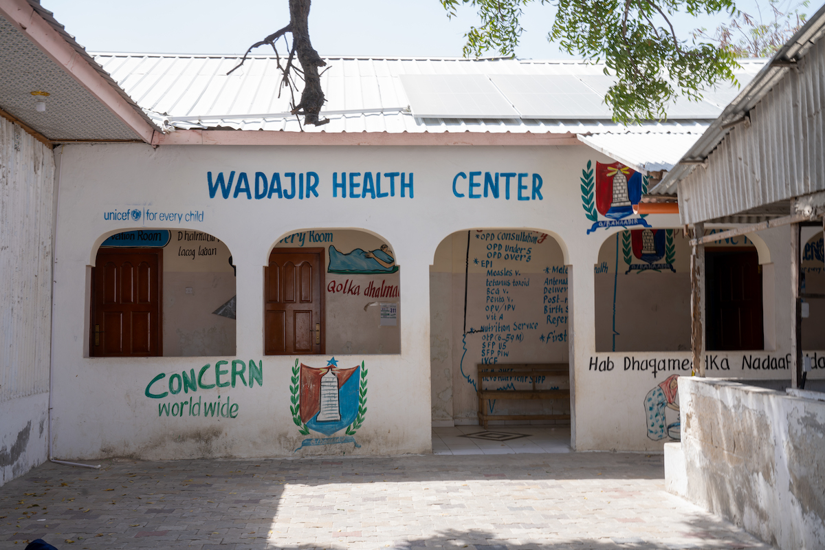 The Concern-supported Wadajir Health Center was able to treat both Naima* and newborn Leyla* for nutrition-related conditions. (Photos: Eugene Ikua/Concern Worldwide)