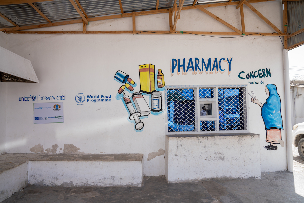 The Concern-supported Wadajir Health Center was able to treat both Naima* and newborn Leyla* for nutrition-related conditions. (Photos: Eugene Ikua/Concern Worldwide)