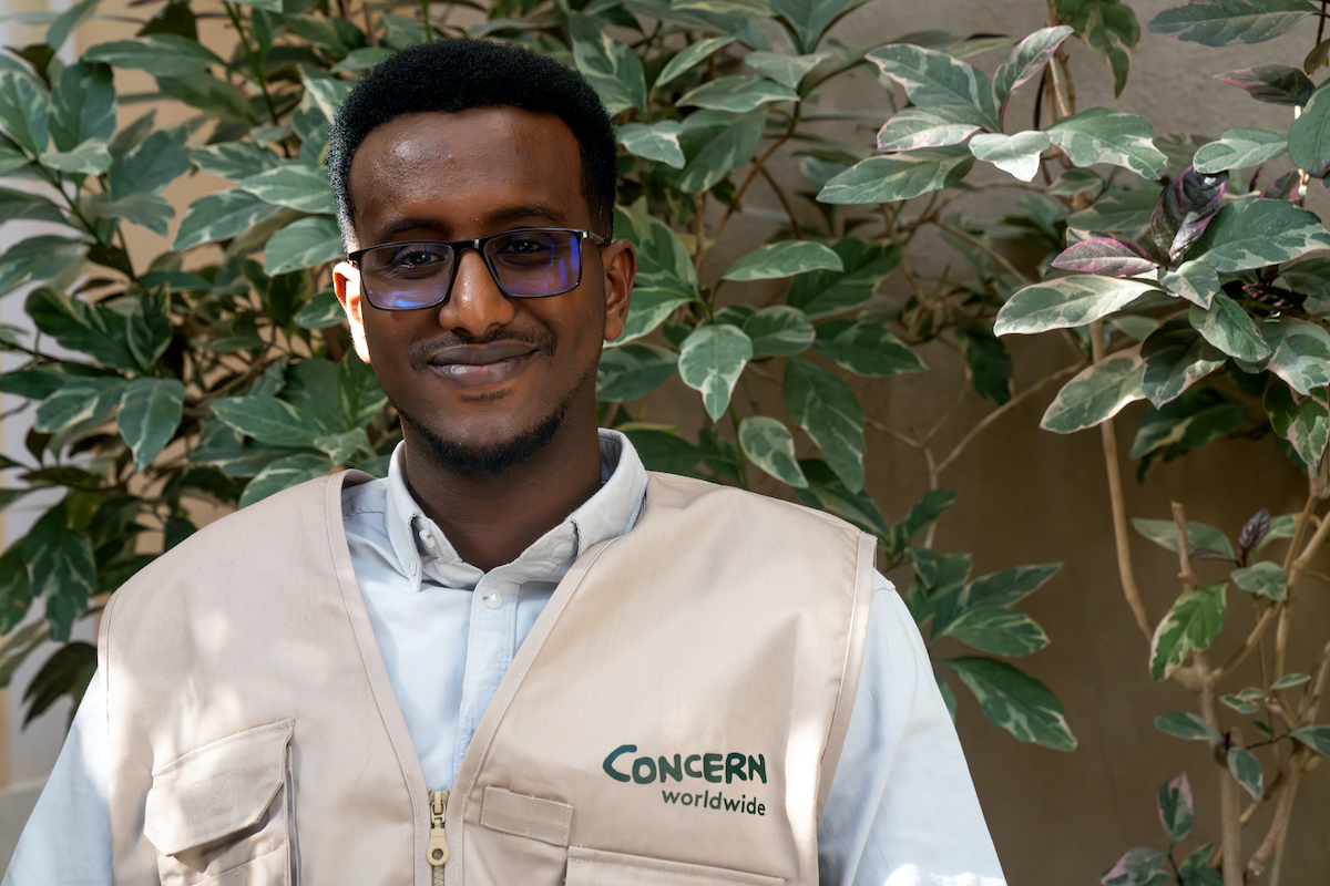 Bihi Omar Wehlie, Concern Health and Nutrition Program Officer in Banadir hospital, Mogadishu. Bihi supports health and nutrition programming for vulnerable people, through fixed sites and mobile clinics. Concern currently supports different health facilities across different regions in Somalia. (Photo: Eugene Ikua/Concern Worldwide)