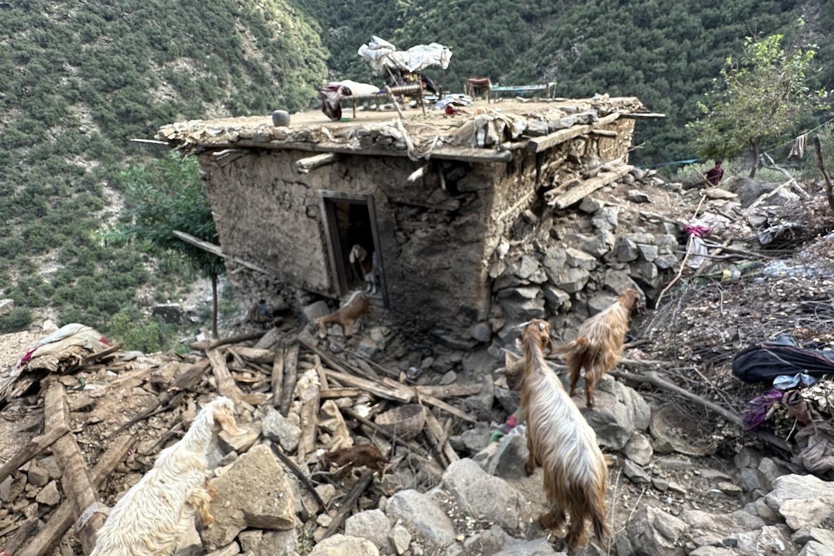 The aftermath of a deadly earthquake in Afghanistan's Chawki District on August 31, 2025. (Photo: JEN/Concern Worldwide)