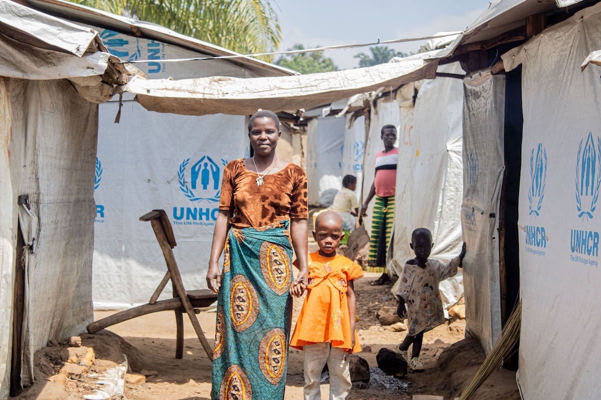 Jeanette*'s daughter received treatment for malnutrition as part of the EAST consortium in Ituri, Democratic Republic of the Congo. Her family has been displaced by conflict in the DRC. (Photo: Concern Worldwide)