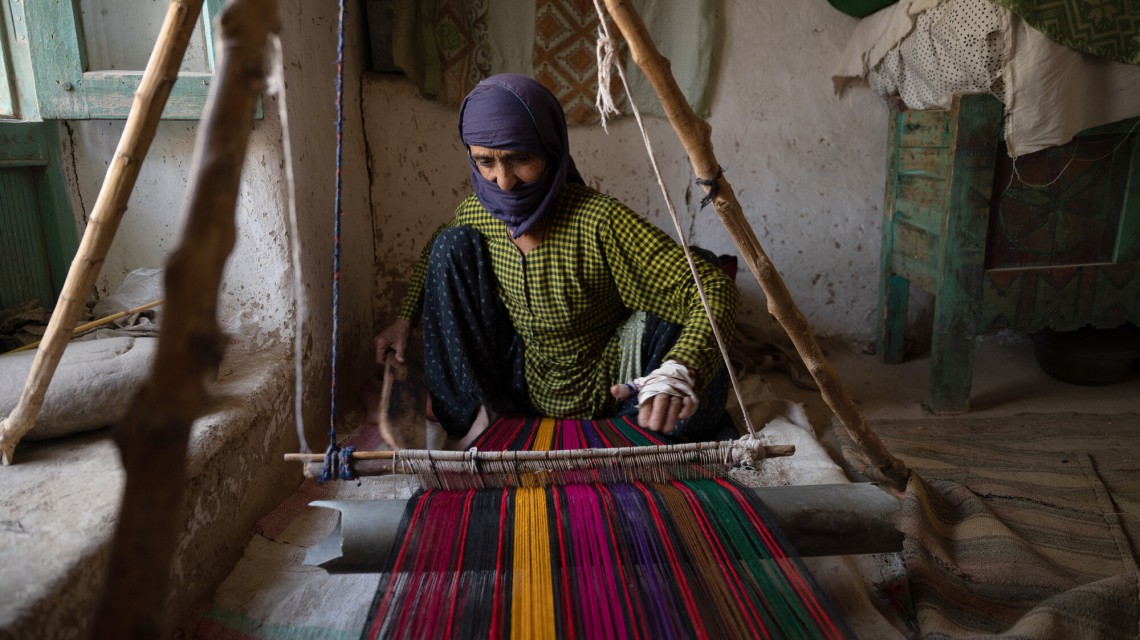 A participant in Concern's livelihoods program, Faragir, in Chahab, Afghanistan. Photo: Nava Jamshidi/Concern Worldwide