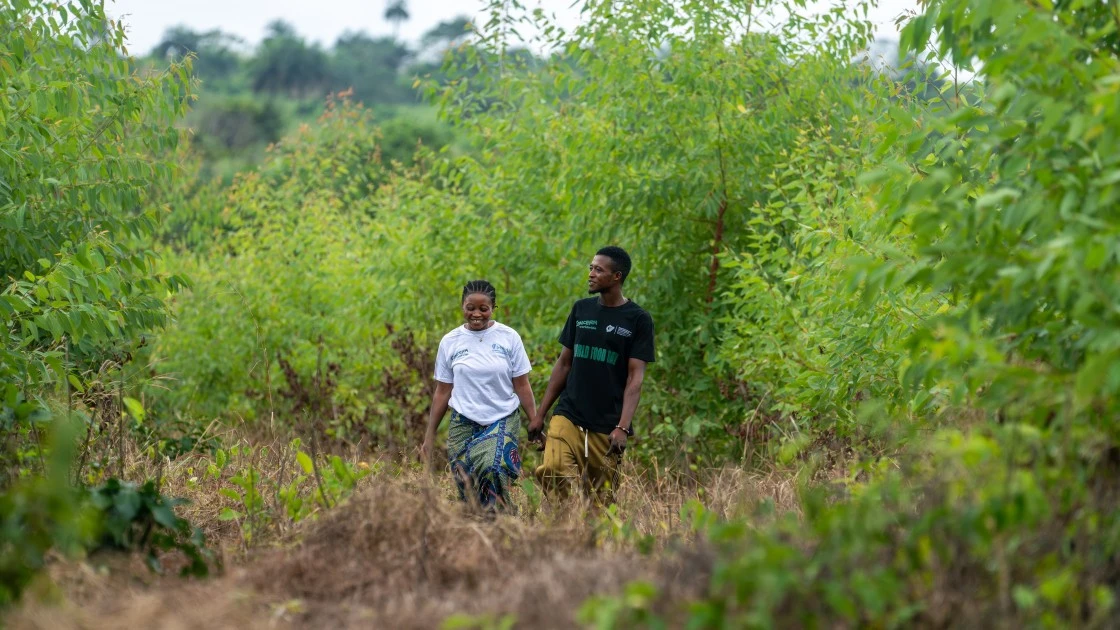 Isha Turay (23) is a mother of two boys, aged 7 and 5, and a participant in Concern Sierra Leone's Yoti Yoti program. (Photo: Eugene Ikua/Concern Worldwide)
