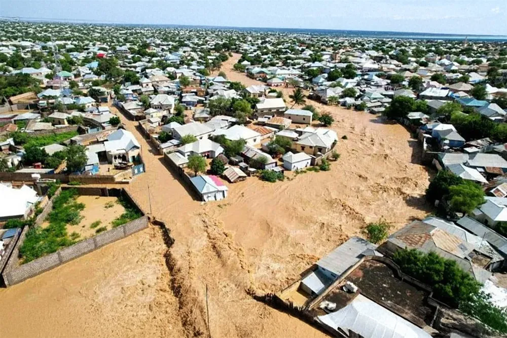 Flooding in Baidoa, Somalia