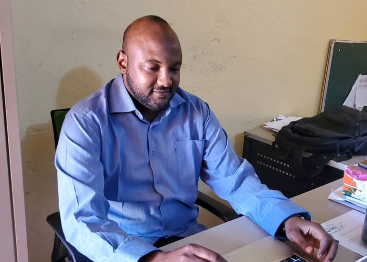 Concern Sudan health and nutrition officer Ahmed Yassin Mohamed Babiker