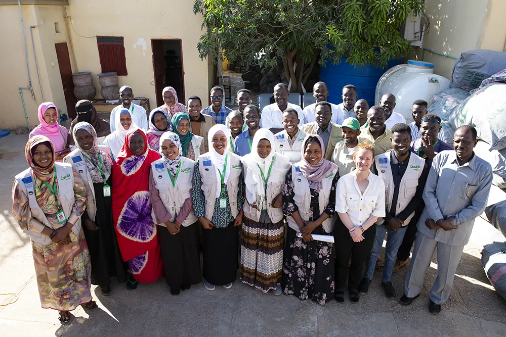 The Concern Worldwide team in Sudan