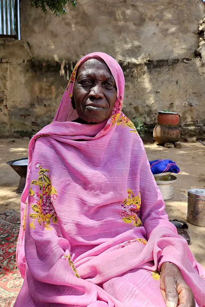 A Sudanese woman.