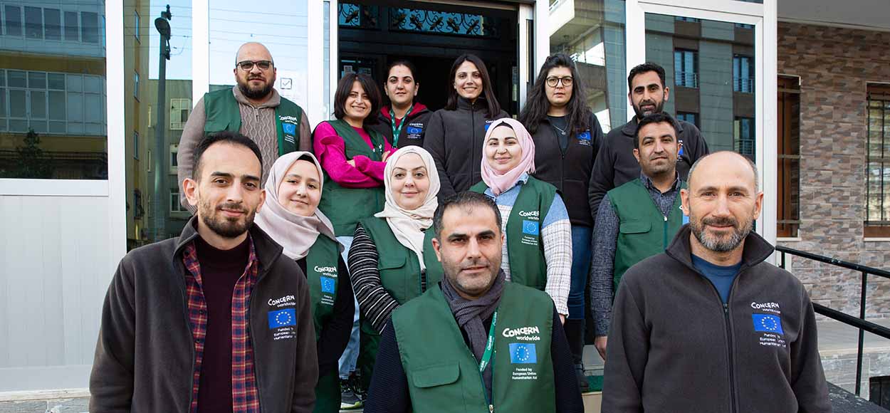 Concern Worldwide  staff members in Turkey