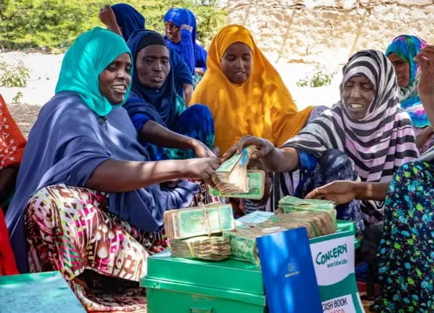 As part of Building Resilient Communities in Somalia, Concern established self-help groups for Somali women in vulnerable communities.
